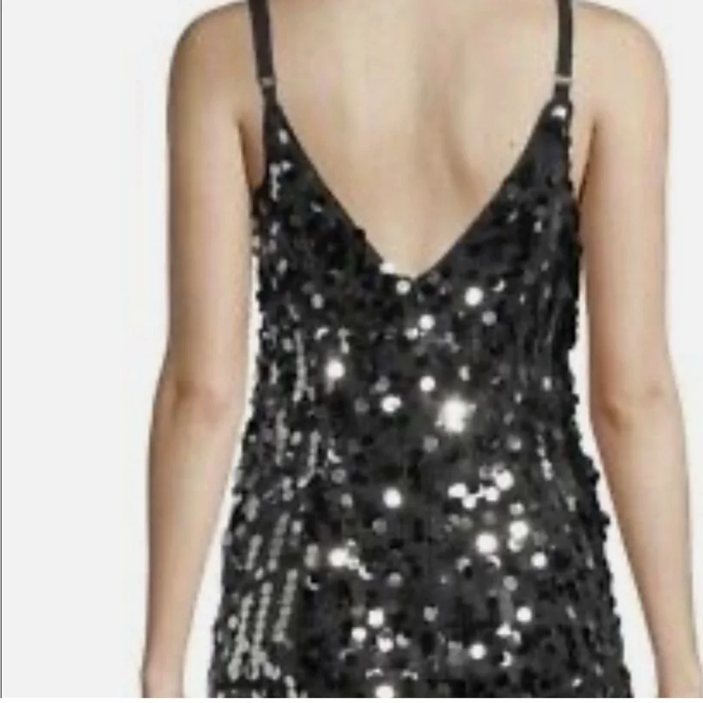 🖤🩶 NWT Milly  Sequin Jessie Dress - Picture 4 of 10